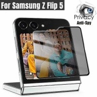 Anti Spy Tempered Glass for Samsung Galaxy Z Flip 5 5G Privacy Screen Protectors for Samsung Z Flip5 ZFlip5 Anti Peeping Film