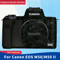 For Canon EOS M50 / M50 Mark II Anti-Scratch Camera Sticker Protective Film Body Protector Skin M50 II