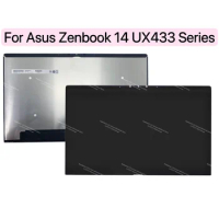 Original LCD Screen Assembly For ASUS ZenBook 14 UX433 U4300 UX433F UX433FN U4300F FHD 30PINS Replacement Matrix Display