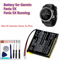 Smartwatch Battery 3.7V/230mAh 361-00098-00 for Garmin Fenix 5X,Fenix 5X Running,Not fit Fenix 5s Plus