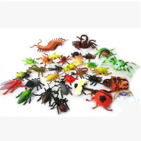 Early Childhood CognitiveToys Plastic Material Insect Model Sets The centipede / spiders / beetle...30pcs/a lot TT-1602