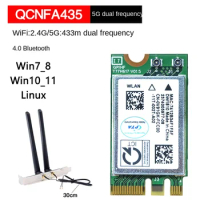 Wireless Adapter Card for QCA9377 QCNFA435 AW-CB231NF 802.11AC Bluetooth 4.1 433M 2.4G/5G WIFI WLAN Card
