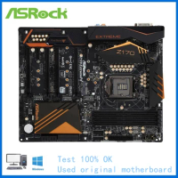 For ASRock Z170 Extreme 7+ Computer Motherboard LGA 1151 DDR4 Z170 Desktop Mainboard Used Core i5 6600K i7 6700K Cpus