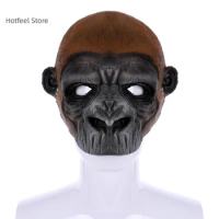 Halloween carnival party foaming funny gorilla monkey mask party cosplay horror