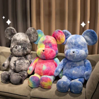 34CM Bearbricks Big Size Lovely Kawaii Violence Bear Doll Plush Toy Giant Brickbear Teddy Bear Pillow Stuffed Child Cute Gift