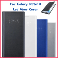 For Samsung LED View Phone Case for Samsung Galaxy Note 10 Note10 5G Wallet Case With Phone Pocket