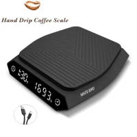 Digital Coffee Scale with Precision Timer 2kg /0.1g Household Electronic Coffee Drip Kitchen Scale Weight Balance Measuring Tool