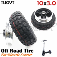 Electric Scooter Off Road City Tire wheel rim hub Thickened Widened 10x3.0 80/65-6 Tubeless Tyre For ZERO 10X