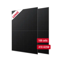 Longi Solar Panel 410w 415w 420w 425w panel All Black Photovoltaic Mono Power s