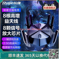 【千羽家居】銳捷星耀WiFi6路由器天蝎X60 PRO全屋WiFi覆蓋mesh組網 千兆2.5G端口家用無線AX6000高速雙頻5G穿墻王