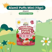 MINI Alamii Puff MINI 15 gram - Snack Bayi - Cemilan Bayi - Cemilan Anak MINI Strawberry