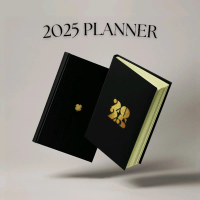 2025 One Year Planner (Yearly, Monthly, Weekly Planner, Manifesting, Habit Tracker, Content Consumpt