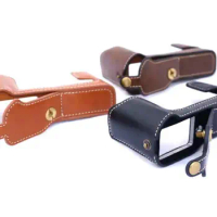 PU Leather Case Camera Bag for Fujifilm Fuji X-T10 XT10 X-T20 XT20 X-T30 XT30 Half Body Set Cover with Battery Opening