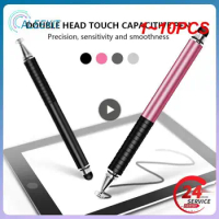 1~10PCS In 1 Stylus For Smartphone Tablet Thick Thin Drawing Capacitive Pencil Universal Android Mobile Screen Metal Note Touch