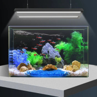 Full Spectrum T5 HO Fixtures 4 ft lamp 96 Wat Grow Bar Kit LED Aquarium Light for Fish Tanks