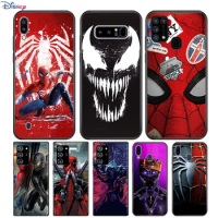 Marvel Venom Spiderman For Samsung Galaxy Note 20 10 9 8 Plus Ultra Lite M31 M31S M10 M20 M02 M30 M40 Soft Phone Case