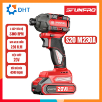 [Chính Hãng] Máy Siết Vít Pin SFUNPRO S20 M230A – Siết Ốc Nhanh Pin 20V Bảo Hành 12 Tháng