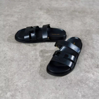 Tory Burch Sandal TORY BURCH INES SPORT PERFECT BLACK SLIDE 100% ORIGINAL