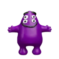 CACTUS PLANT FLEA MARKET MCDONALD'S CACTUS FIGURE GRIMACE