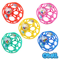 Kids II-OBALL 4吋沙沙洞動球 顏色隨機出貨