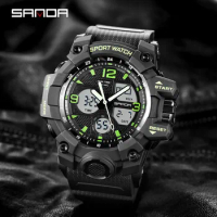 Fashion Sanda Top Men Military Watches G Style White Sport Watch Led Digital 50m Waterproof S Shock Male Clock Relogio Masculino