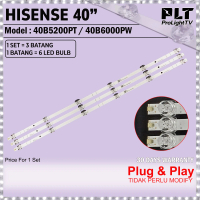 HISENSE 40\ 40B5200PT / 40B6000PW LED TV BACKLIGHT / LED TV LAMPU (READY STOCK) 40B5200 40B5200P 40B