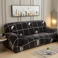 Winter Plush Fabric Sofa Cover Living Room Decorative Universal Elastic Slipcover 1/2/3/4-seater Corner Sofa Covers Couch Cover