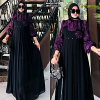 Ready!! Newww!! Gamis Overal Brukat ORI SHR