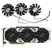 3 fans New for ZOTAC GeForce RTX2060 2060S 2070 2070S 2080 2080ti 2080 SUPER 8GB Extreme Plus OC graphics card replacement fan G
