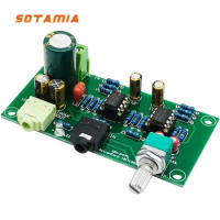 SOTAMIA HIFI 47 Headphone Amplifier Audio Board Amplificador 2 Channel OP2604 OP AMP Portable Headphone Amp Single Power Supply