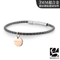 【MASSA-G 】Titan XG2 Mini 3mm超合金鍺鈦手環(吊牌款)