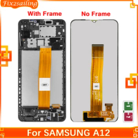 For Samsung Galaxy A12 SM-A125F SM-A125F/DSN LCD Display Touch Screen Digitizer Assembly For Samsung A125 Lcd No With Frame