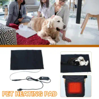 USB 3 Level Electric Heating Pad Pet Dog Cat Bed Warmer Mat 5V Carpet Office Heater Home 2A Warm Winter Pad Electric Chair J6O8