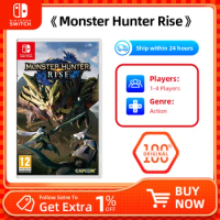 Monster Hunter Rise - Nintendo Switch Game Deals Physical Game Card Action Genre for Switch OLED Lite
