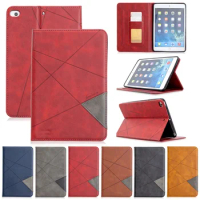 Case For Apple iPad mini 5 2019 case Smart PU leather Card slot Stand Tablets wallet Case for iPad mini 1 2 3 4 case 7.9 inch