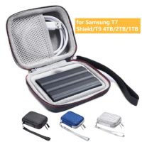 Hard Carrying Case Shockproof EVA Portable Storage Bag Anti-Scratch Protective Travel Case for Samsung T7 Shield/T9 Portable SSD
