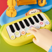Đồ chơi giáo dục Nhựa Đồ chơi đàn piano điện tử cho trẻ em Mô phỏng Đèn và âm thanh Đồ chơi bàn phím