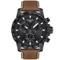 【TISSOT 天梭】Supersport 三眼計時手錶-45.5mm 送行動電源(T1256173605101)