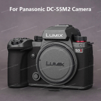 Đối với Lumix S5 II da Panasonic DC-S5M2 máy ảnh da nti-scratch bảo vệ Sticker bọc da Matte màu xám hơn màu sắc