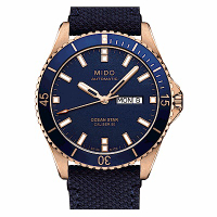 MIDO美度Ocean Star海洋之星領航潛水腕錶-藍42mm