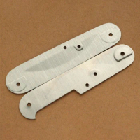 1 Pair Knife DIY Accessories Aluminium Liner Lining Spacer Board For 91mm VICTORINOX Swiss Army Knives HANDYMAN Climber Huntsman