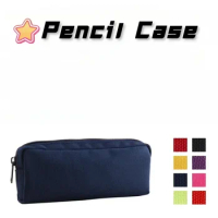 Pencil Case Black Stationery Trousse Scolaire Pencil Pouch School Supplies Solid Color Pencilcase Piornik School Pencil Cases