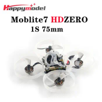Happymodel Moblite7 HDZERO 1S 75mm HD Brushless Whoop HDZERO Whoop Lite VTX EX1002 KV20000 HDZero Nano Lite Camera