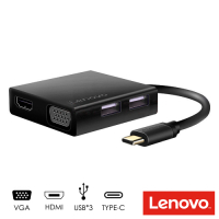 Lenovo Type-C轉HDMI/VGA 六合一多功能影音轉接器