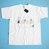 ผ้าฝ้าย แขนสั้น เสื้อยืดS-5XL เสื้อยืดอนิเมะ Ao No Hako Blue Box Character Unisex Premium Cotton เสื
