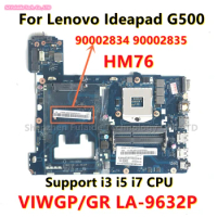 VIWGP/GR LA-9632P For Lenovo Ideapad G500 Laptop Motherboard HM76 Support i3/i5/i7 CPU DDR3 FRU:90002834 90002835 100% Tested