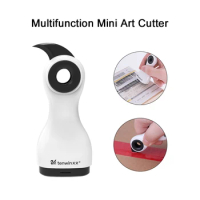 Tenwin Mini Pocket Art Utility Knife Express Box Knife Smear Letter Opener Craft Wrapping Refillable Blade Stationery
