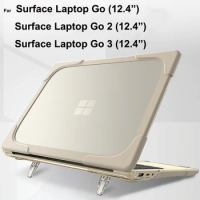 High Quality Shockproof Case for Microsoft Surface Laptop Go 3 2 Stand Cover LaptopGo Go3 Go2 12.4 Inch Anti-fall Casing Holder