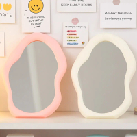 Alat Kosmetik Cermin Lipat 2 Warna, Leicht & Esthetisch, Dengan Kaca Pembesar & Pencahayaan LED, Ide