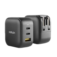 MINIX NEO P1 66W USB Fast GaN power Charger for Macbook 3 Ports Type C travelling Charger EU/US/UK /AU Plug Adapter For Iphone